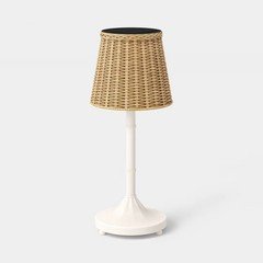 Rechargeable Outdoor Patio LED Lantern Ivory - Threshold designed w/