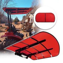 Red Canopy For 52" X 52" Equipped Tractors & Mowers W/ 2" x 2" or 2" x 3" ROPS