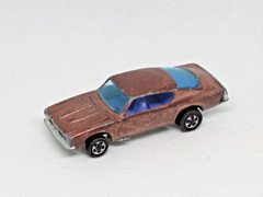 Redline Hot Wheels - Copper Custom Barracuda - HK, Purple Interior