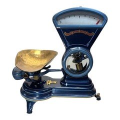Restored 1910 Strubler Computing Scale Co Fan Candy Scale Honest Weight Brass Pa