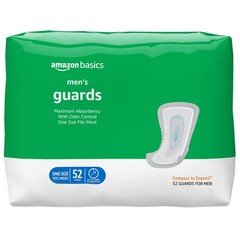Retailer Basics Mens Incontinence Guards Maximum Absorbency 52 Count 1 Pack Of 5