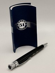Retro 1951 Tornado Rollerball Black Lacquer Barrel VRR-1301