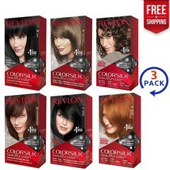 Revlon Colorsilk Color Permanent 3D Radiant Hair Color *CHOOSE SHADE* 3Pack