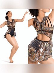 Revolution 10th House Dance Costume solo jazz  MAGELLANIC TH24165 SA adult