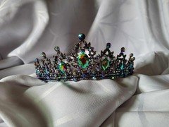 Rhinestone Princess Tiara for Homecoming, Wedding, Halloween, Cosplay, Costume