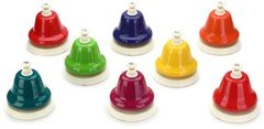 Rhythm Band Chroma-Notes 8-note C Major Diatonic Desk Bell Set