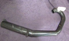 Rickman NOS Zundapp 125 MX Exhaust Pipe Muffler p/n R007 05 120 R007-05-120