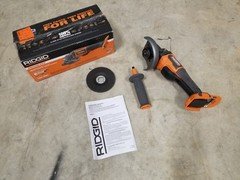 RIDGID 18V Paddle Switch Angle Grinder (TOOL Only) R86047 USED TESTED