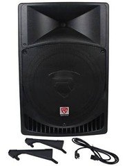 Rockville RPG15 15" Professional Powered Active 1,000 Watt 2-Way DJ PA Speaker