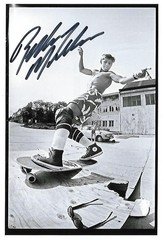 Rodney Mullen auto-signed 4x6 photo Street Skate Skateboarder LEGEND COA LOOK!