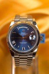 Rolex Day-Date 40m Blue Dial President - 18k White Gold - 228239