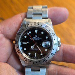 Rolex Explorer II Black Dial 24-Hour Bezel 40mm Steel Auto Date 100m