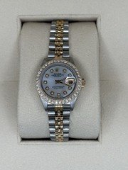 Rolex Ladies Datejust 69173 After Market MOP Diamond Dial 26mm Rolex Ladies Datejust 69173 After Market MOP Diamond Dial 26mm