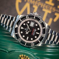 ROLEX SEA-DWELLER 126600 STAINLESS 43MM 50TH ANNIVERSARY CERAMIC B&P