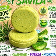 Rosemary & Aloe Vera Shampoo Bar, Natural, Sulfate/Paraben/Silicone-Free