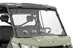 Rough Country Full Front Vented Windshield for Can-Am Defender - 98262030