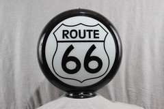 ROUTE 66 GAS PUMP GLOBE
