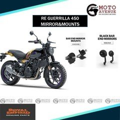Royal Enfield Genuine Bar End Mirror and Mount fit for Guerrilla 450