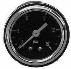 RPC Fuel Pressure Gauge 0-15 PSI R5715