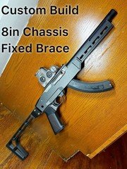 Ruger 10/22 & Charger Carbon Fiber Picatinny Rail Stock Adapter Ultra Lightweigh
