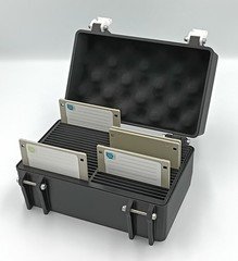Rugged Protective Carrying Case for 3.5" Floppy Disks - Holds 40 Disks