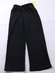 Rumi + Ryder Unisex Kid's Favorite Fleece Wide Leg Sweatpants WR4 Black Medium