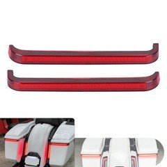 Saddlebag LED Run Brake Tail Light Red Lens For Harley Touring FLHR FLHT 2024-25