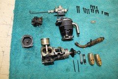 Saito, FA-50 GK ,Vintage, 4 Stroke Engine for parts or repair.