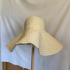San Diego Hat Co. Women’s Beige Wide Brim Sun Hat One Size Cotton