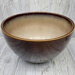 Sango Nova Brown 4933 Large 9" Mixing Bowl Ceramic Serving Glazed Stoneware