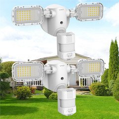 SANSI 10,000LM LED Motion Sensor Security Lights 90W Outdoor Dusk to Dawn 2 pack