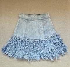 Sass & Bide Denim Mini Skirt