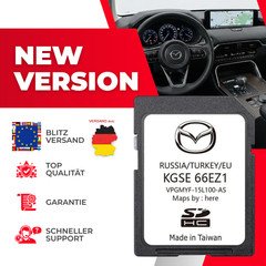 Sat Nav SD Card for Mazda ✅ Europe + Turkey 2025 | KGSE66EZ1 ✅ Latest Version