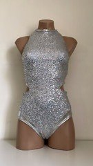 Schminke 🍾 sequin Goddess leotard pole dance sexy polewear bodysuit