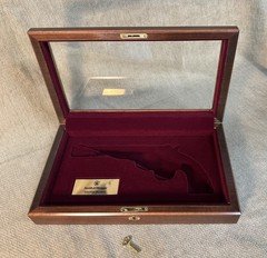 Schofield Revolver Display Case. Brand New, Solid Wood And Made In The USA