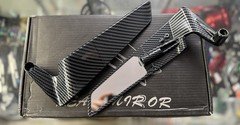 Scooter Tank 200 Efi Chuma Angle Mirror Wing  Carbon  Color Vento Mt09 MT07