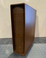 Scott 3" Brown Postage Stamp Binder with Slipcase