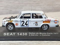 SEAT 1430 Rallye De Monte Carlo 1977 S Servia 1:43 Diecast model Rally car