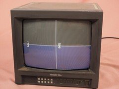 Security Labs SLM418C 14" QUAD Monitor Color Please Read