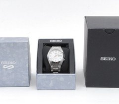 SEIKO 5 7S26-03B0 Automatic White Dial Mens Watch 36mm japan made [Mint in Box]