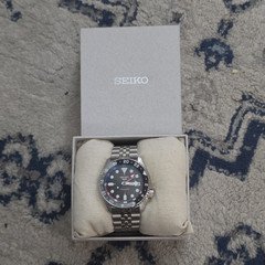 Seiko 5 Sports Automatic GMT 42.5mm Black Dial 100m Steel Bracelet Box