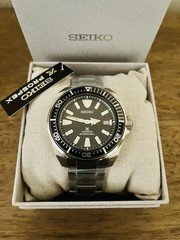 Seiko Prospex Men's Automatic Diver 200m Black Dial Steel Bracelet w/ Box