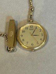 Seiko SEIKO 2C21-0140 Pocket Watch Quartz