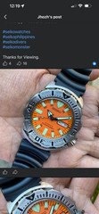 Seiko SKX781 1st generation “Orange Monster”