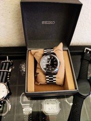 Seiko Spirit Men's Black Watch - SARB033