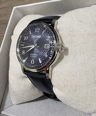 Seiko SRPE43 Presage Cocktail Time Automatic 38.5mm - Blue on Leather Strap