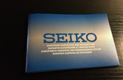 Seiko Watch Warranty Booklet and Instructions Automatic and Quartz Watches 7S26