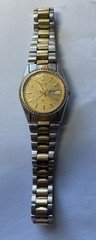 Seiko Women's 2 Tone Gold Face Calendar Watch