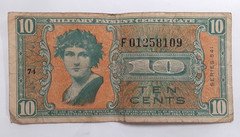 Series 541 (1958-61) MPC Replacement Note P# M37r Fine Plus Scarce Note!