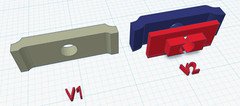 Set of Aeron Arm Yoke Mounting Plates (Armrest Mount) (Read Description)